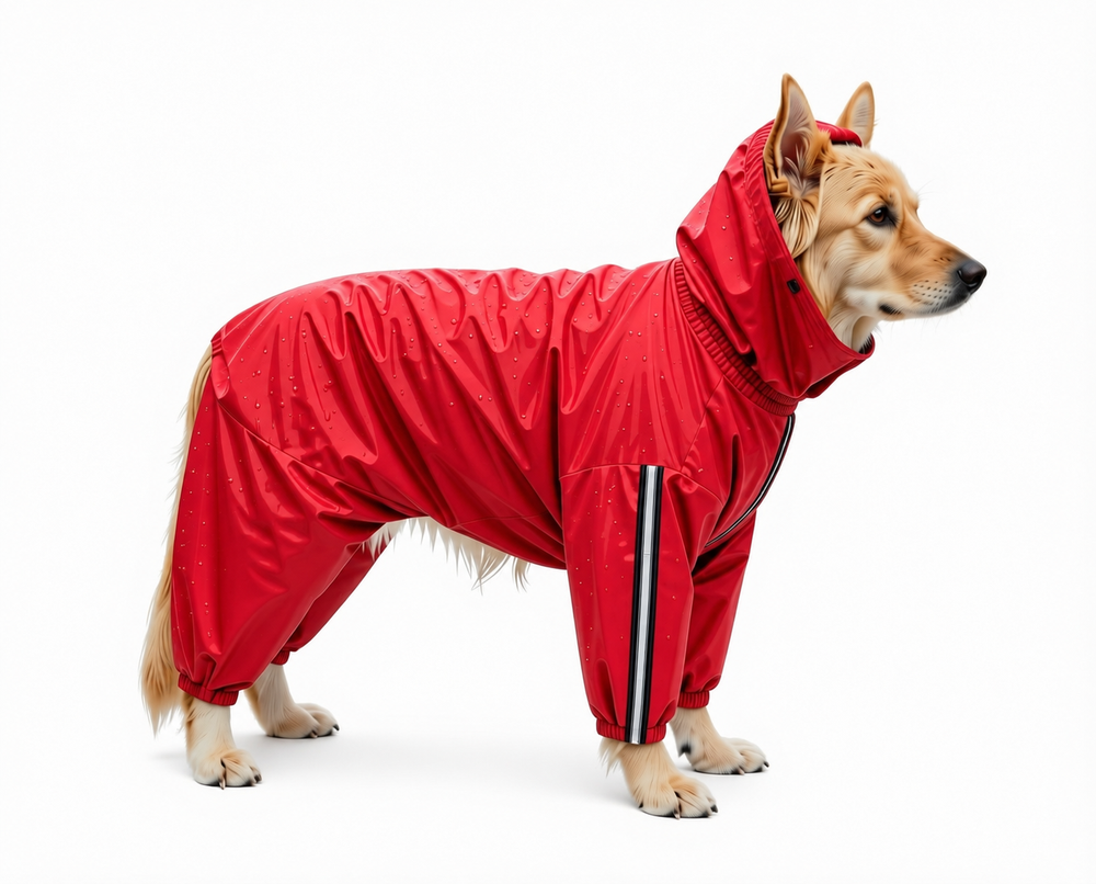 Mowmy Tails Fully-Covered Raincoat