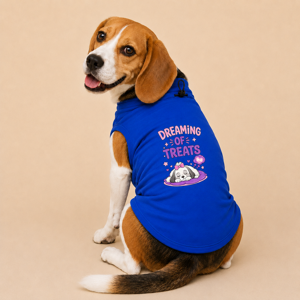 MowmyTails Royal Blue T-Shirt – Choose Your Sticker-Style