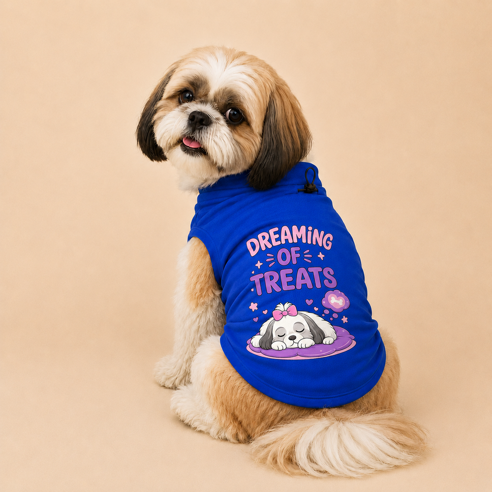 MowmyTails Royal Blue T-Shirt – Choose Your Sticker-Style