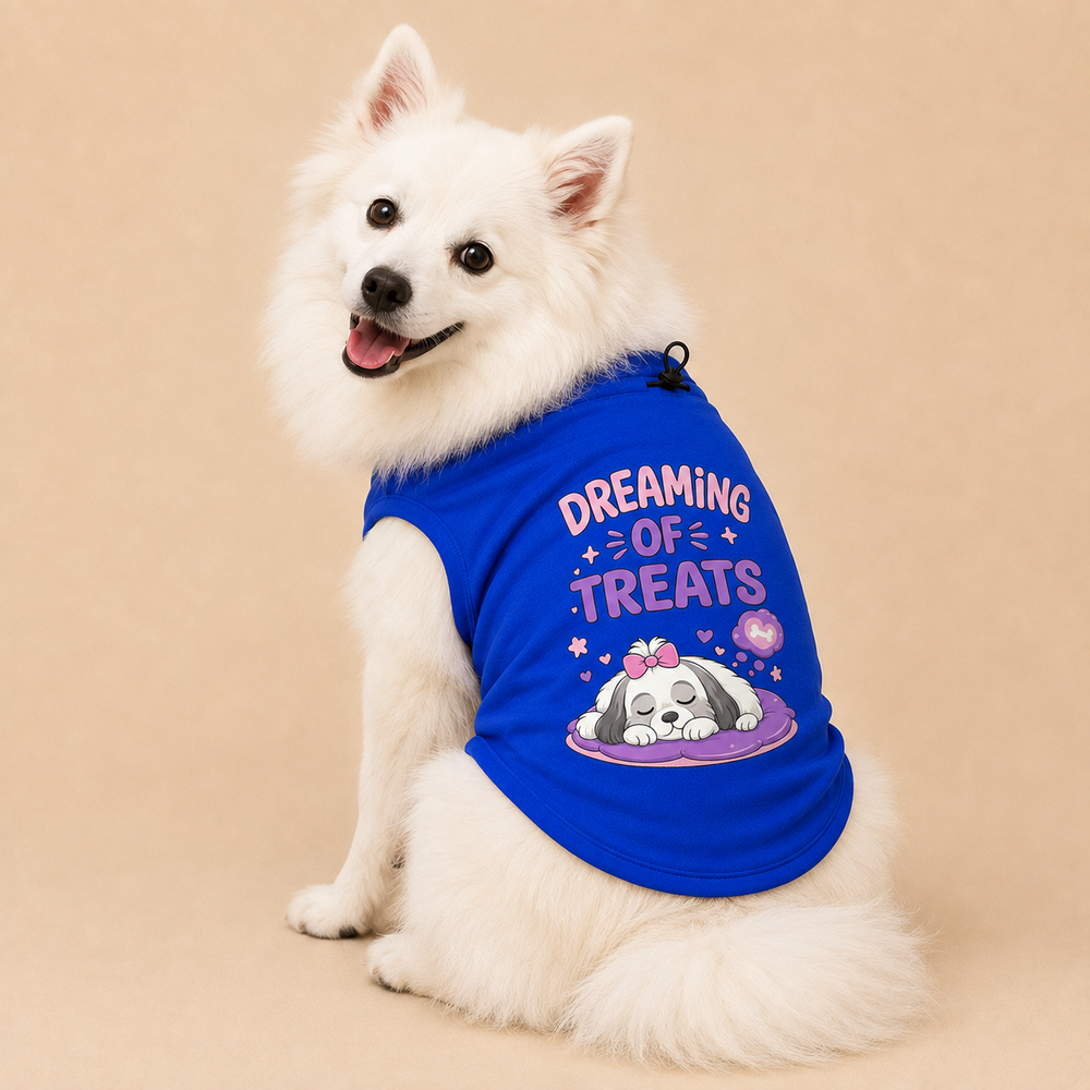 MowmyTails Royal Blue T-Shirt – Choose Your Sticker-Style