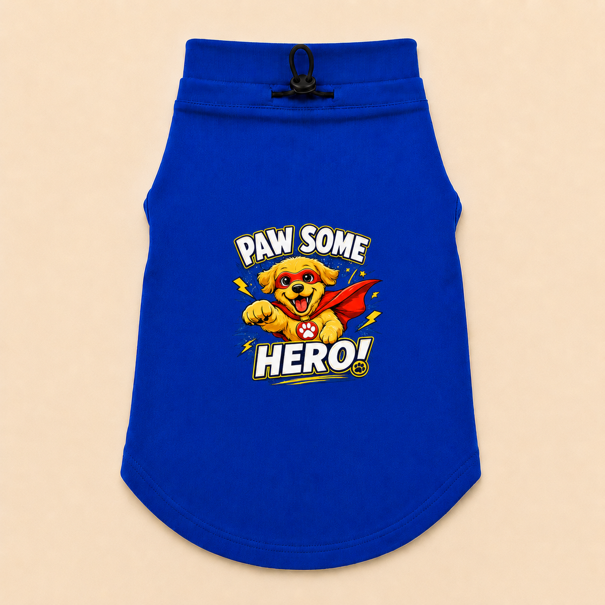 MowmyTails Royal Blue T-Shirt – Choose Your Sticker-Style
