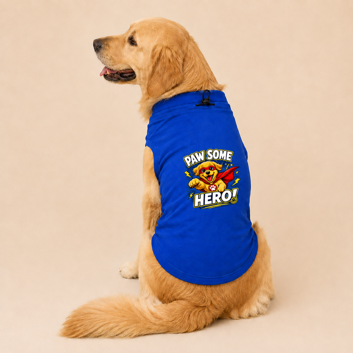 MowmyTails Royal Blue T-Shirt – Choose Your Sticker-Style