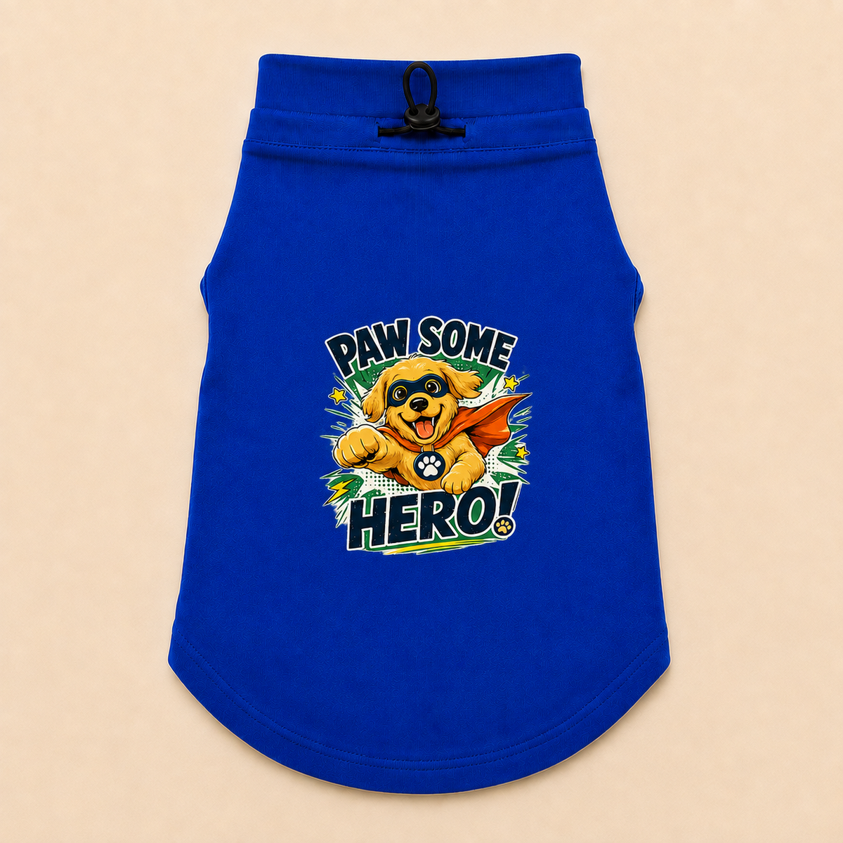 MowmyTails Royal Blue T-Shirt – Choose Your Sticker-Style