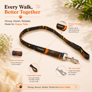 Mowmy Tails Explorer Leash - Dinosaur