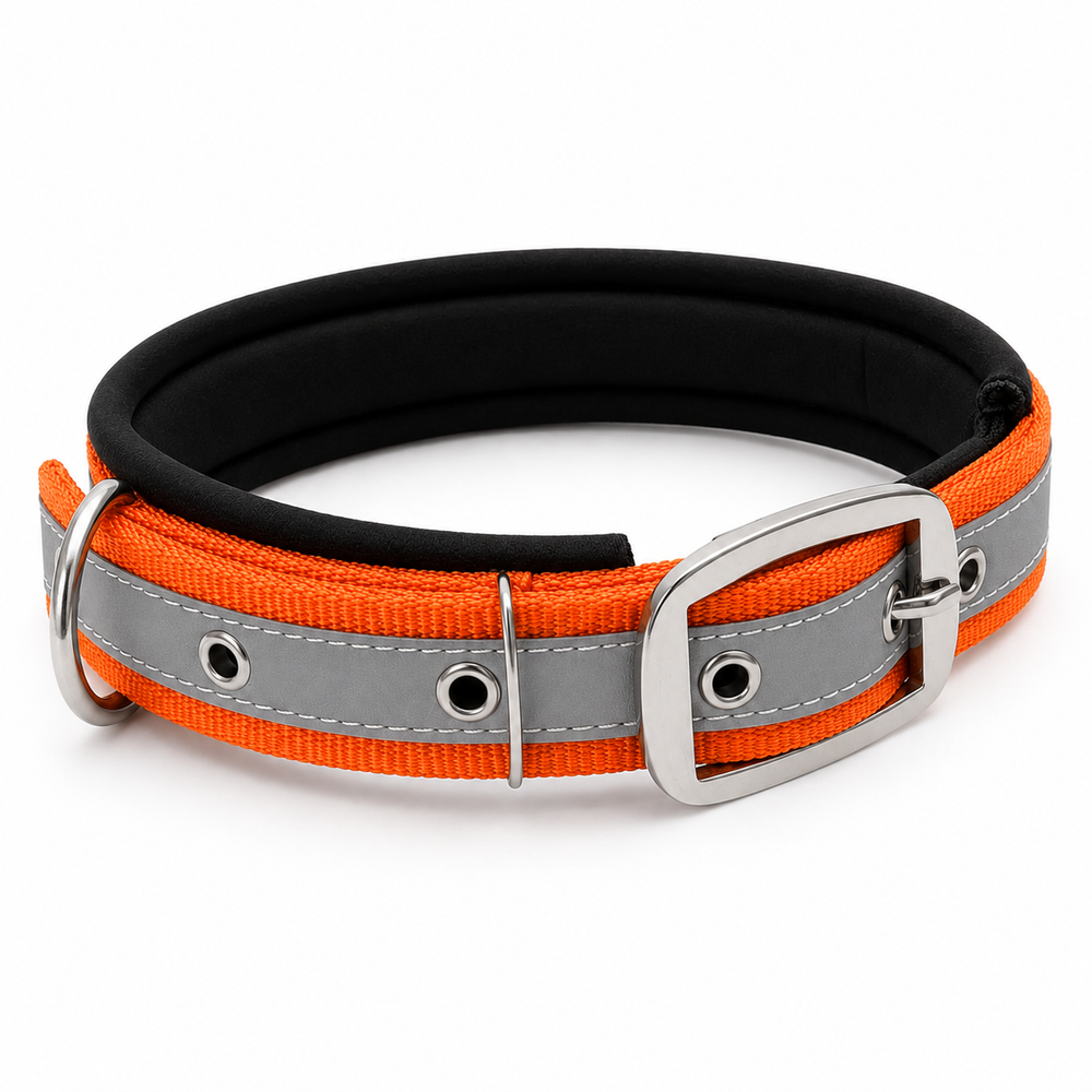 Mowmy Tails Premium Soft Padded Reflective Collar