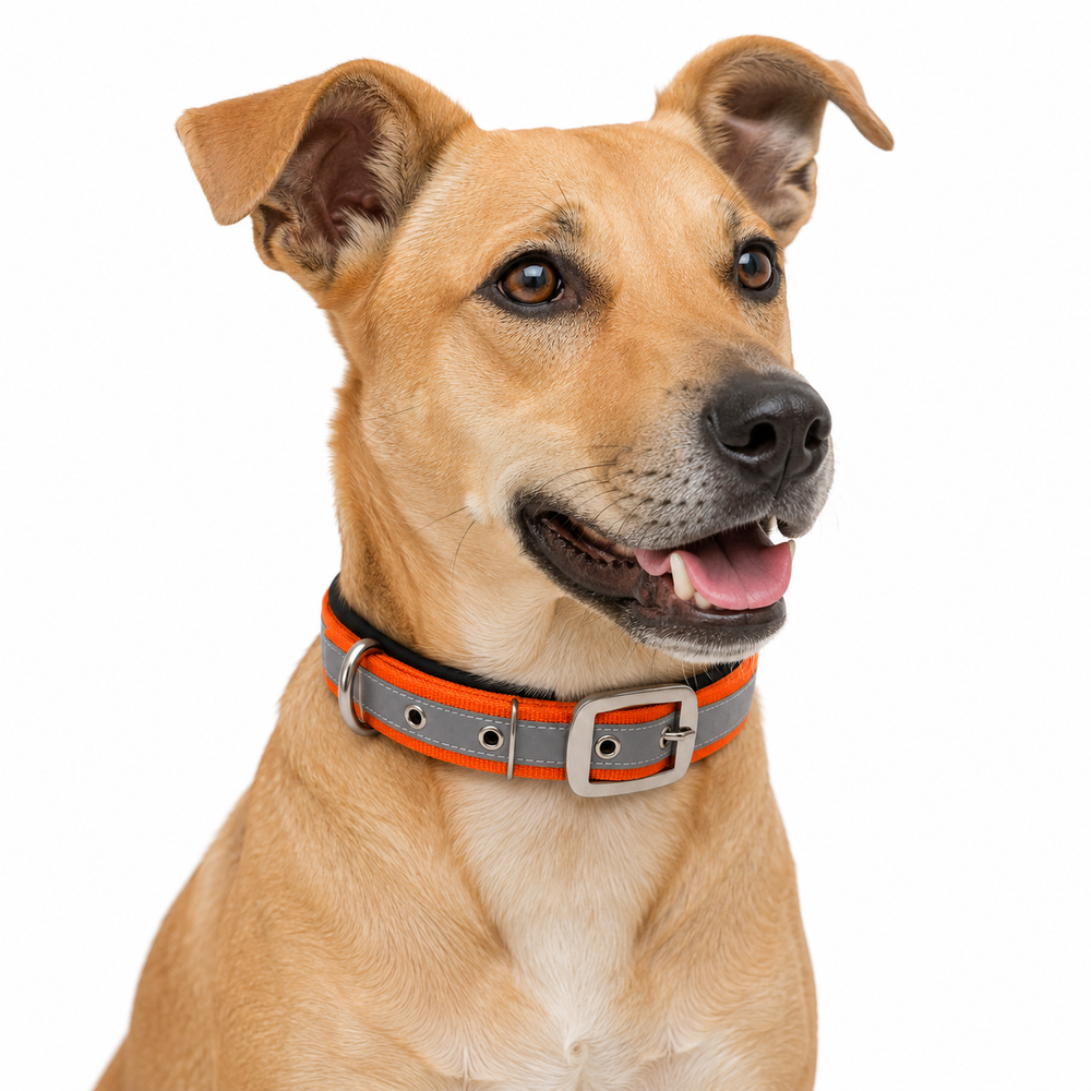 Mowmy Tails Premium Soft Padded Reflective Collar