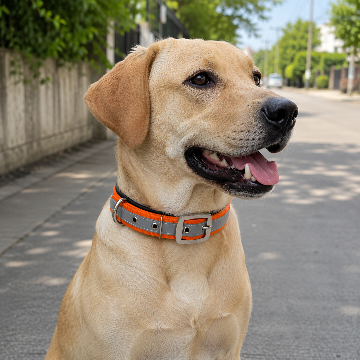 Mowmy Tails Premium Soft Padded Reflective Collar