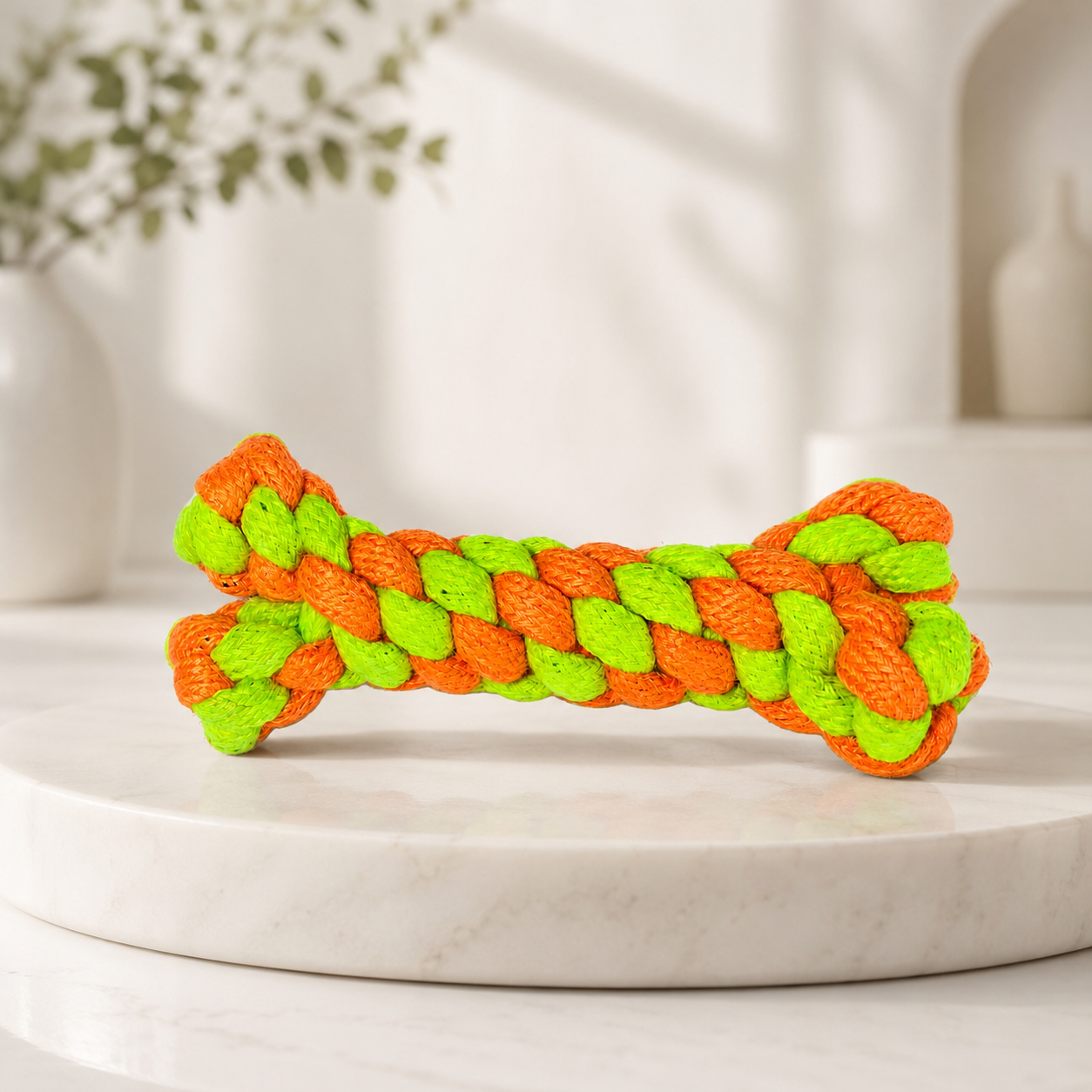 Mowmy Tails Rope Bone Toy