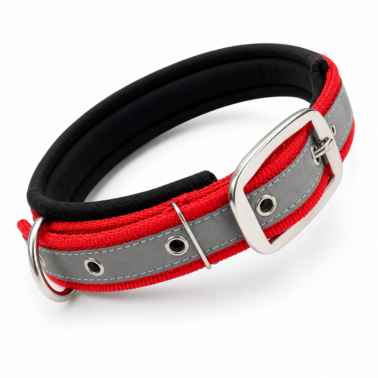 Mowmy Tails Premium Soft Padded Reflective Collar