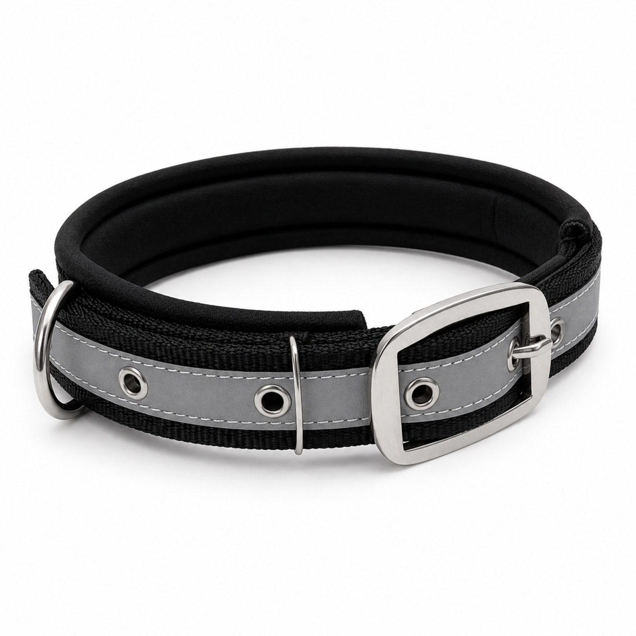Mowmy Tails Premium Soft Padded Reflective Collar