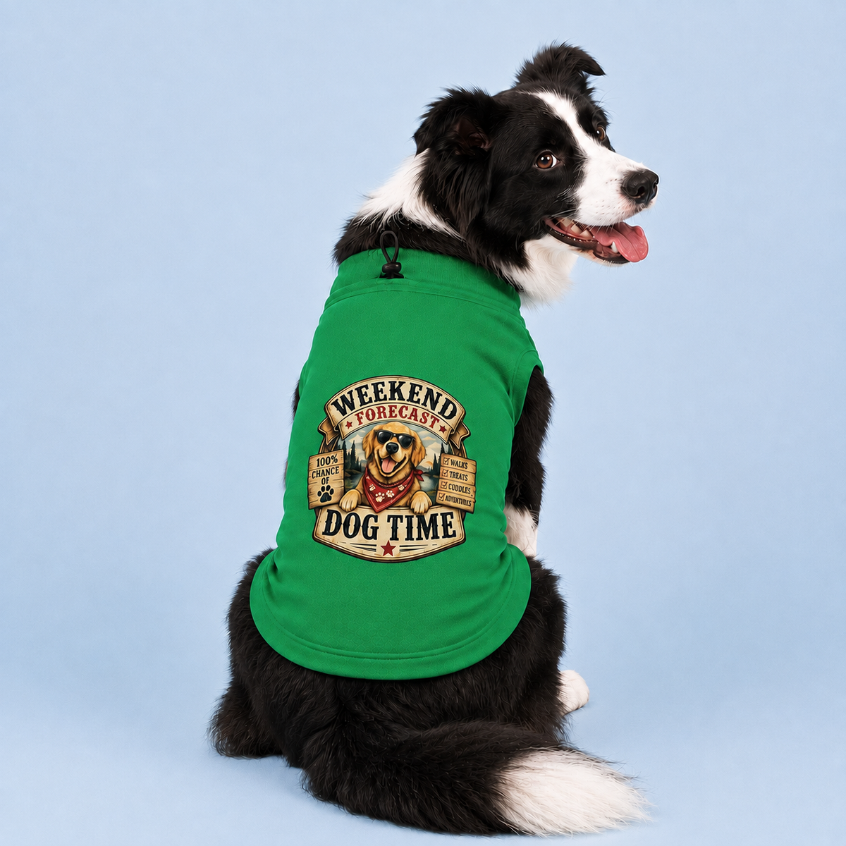 MowmyTails Emerald T-Shirt – Choose Your Sticker-Style