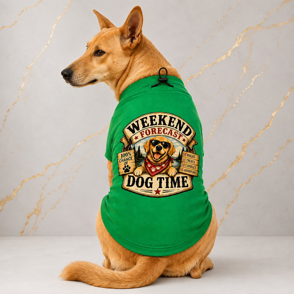 MowmyTails Emerald T-Shirt – Choose Your Sticker-Style