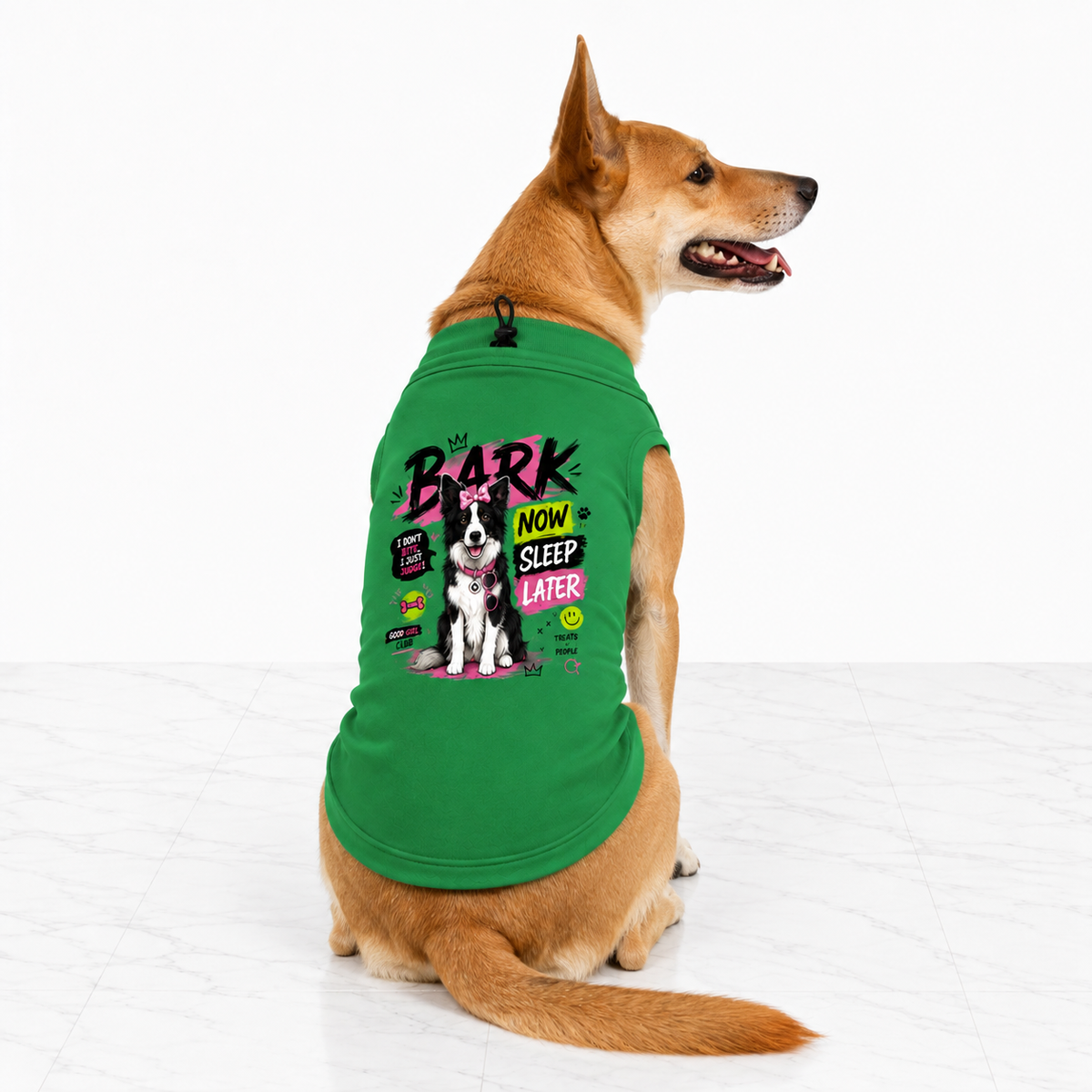MowmyTails Emerald T-Shirt – Choose Your Sticker-Style
