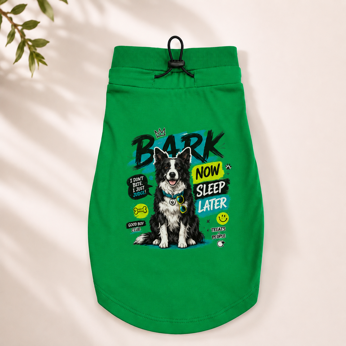 MowmyTails Emerald T-Shirt – Choose Your Sticker-Style