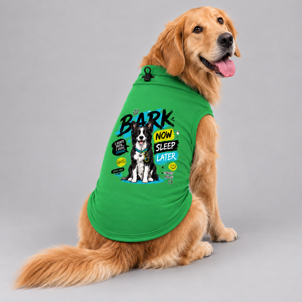MowmyTails Emerald T-Shirt – Choose Your Sticker-Style