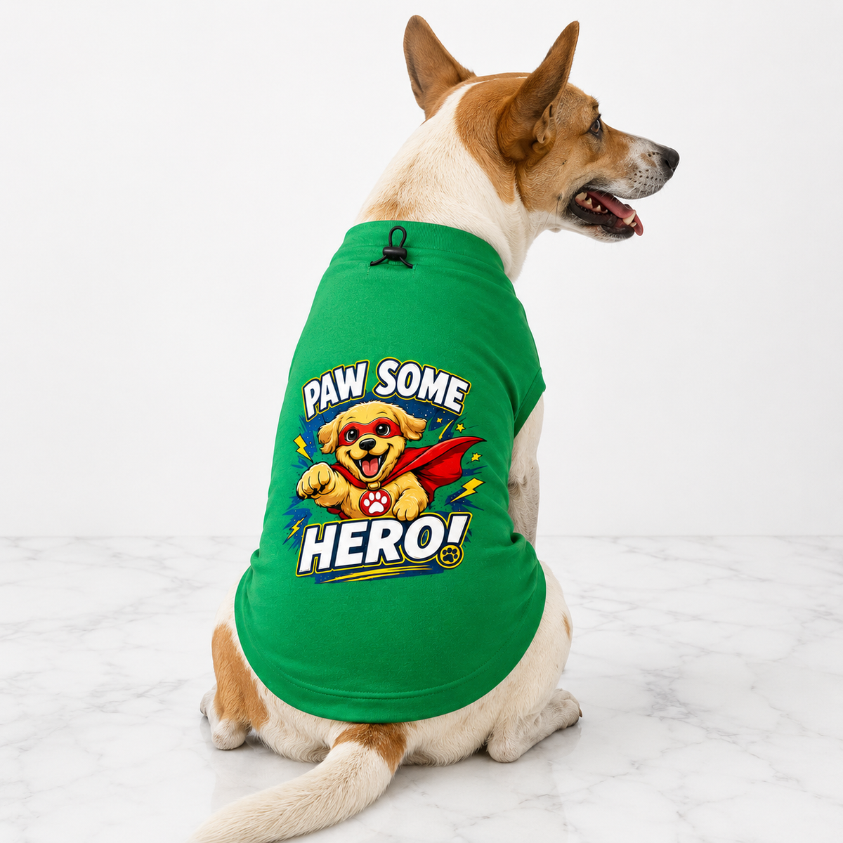 MowmyTails Emerald T-Shirt – Choose Your Sticker-Style