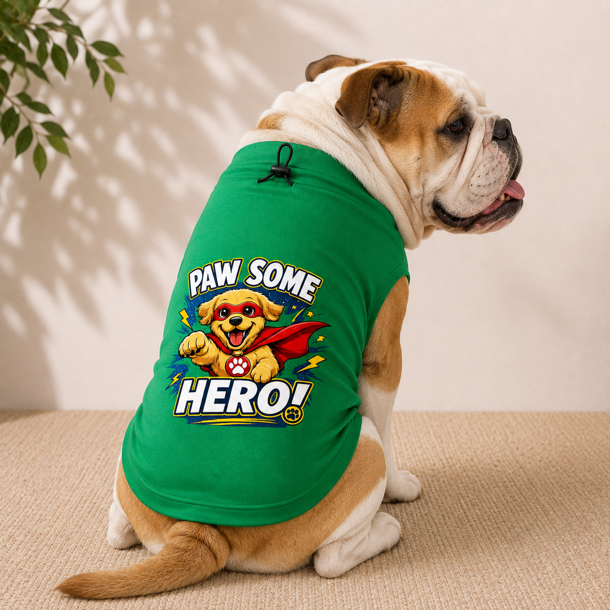 MowmyTails Emerald T-Shirt – Choose Your Sticker-Style