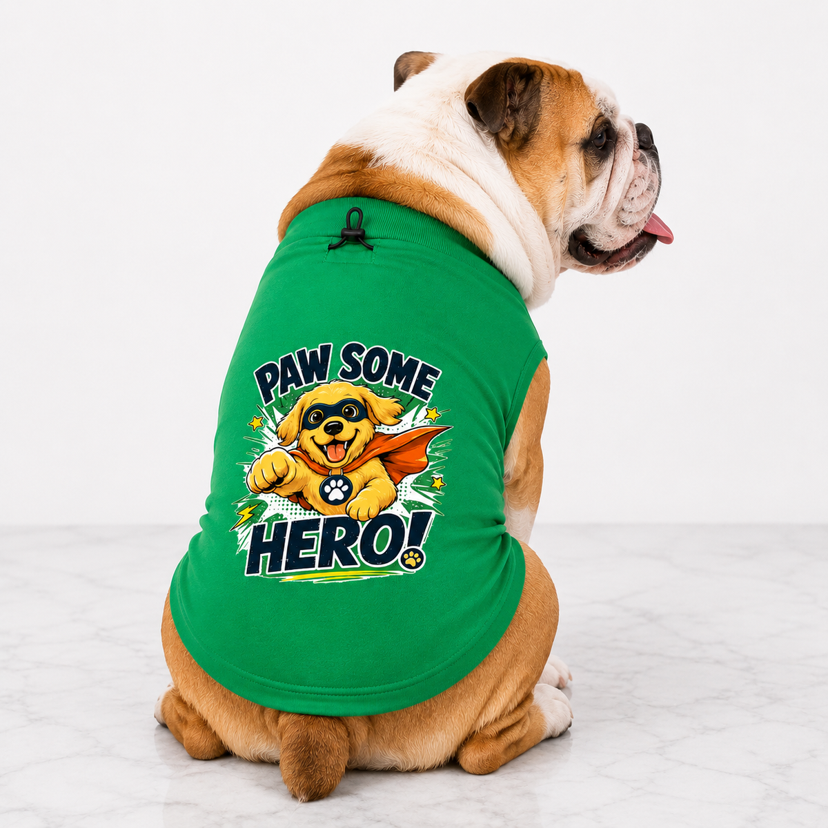 MowmyTails Emerald T-Shirt – Choose Your Sticker-Style