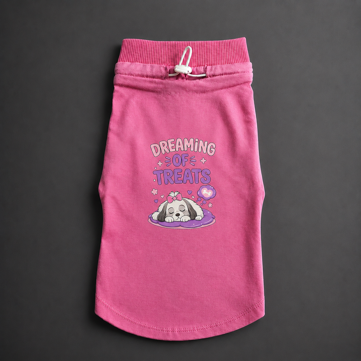 MowmyTails Bubble Pink T-Shirt – Choose Your Sticker-Style