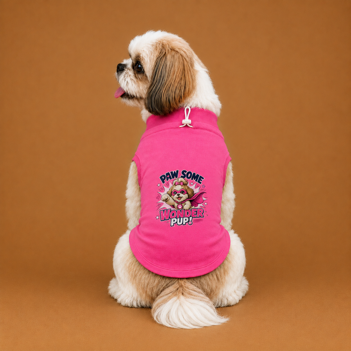 MowmyTails Bubble Pink T-Shirt – Choose Your Sticker-Style