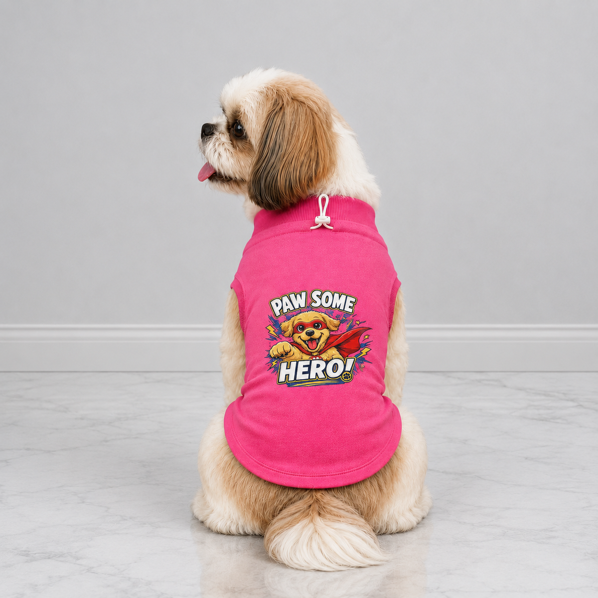 MowmyTails Bubble Pink T-Shirt – Choose Your Sticker-Style
