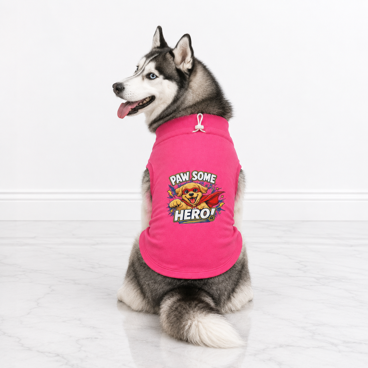 MowmyTails Bubble Pink T-Shirt – Choose Your Sticker-Style