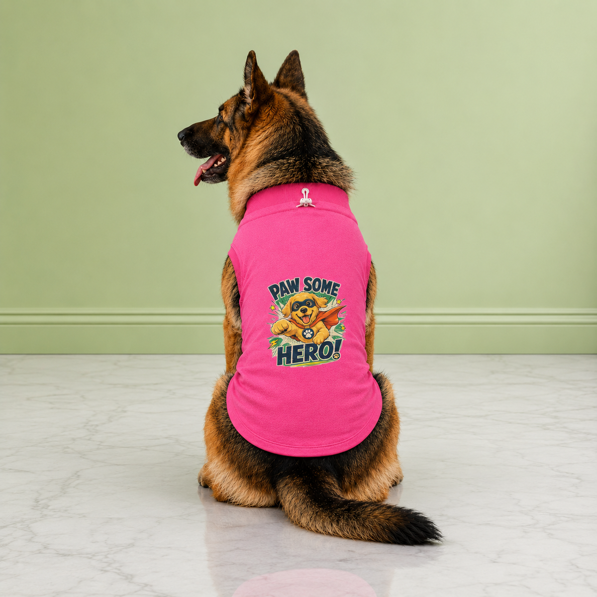 MowmyTails Bubble Pink T-Shirt – Choose Your Sticker-Style