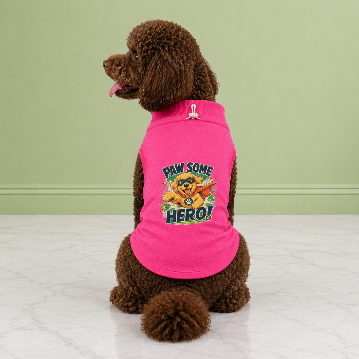 MowmyTails Bubble Pink T-Shirt – Choose Your Sticker-Style