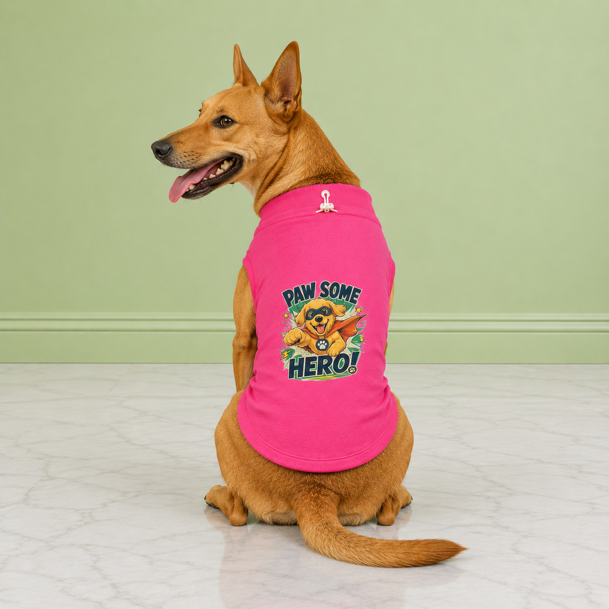 MowmyTails Bubble Pink T-Shirt – Choose Your Sticker-Style