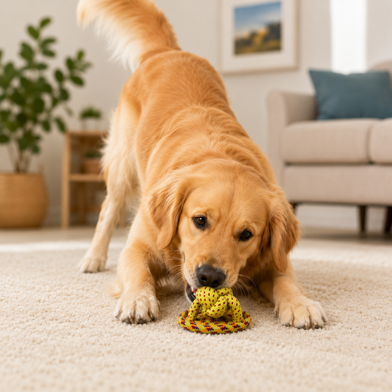 Mowmy Tails Slipper Rope Toy