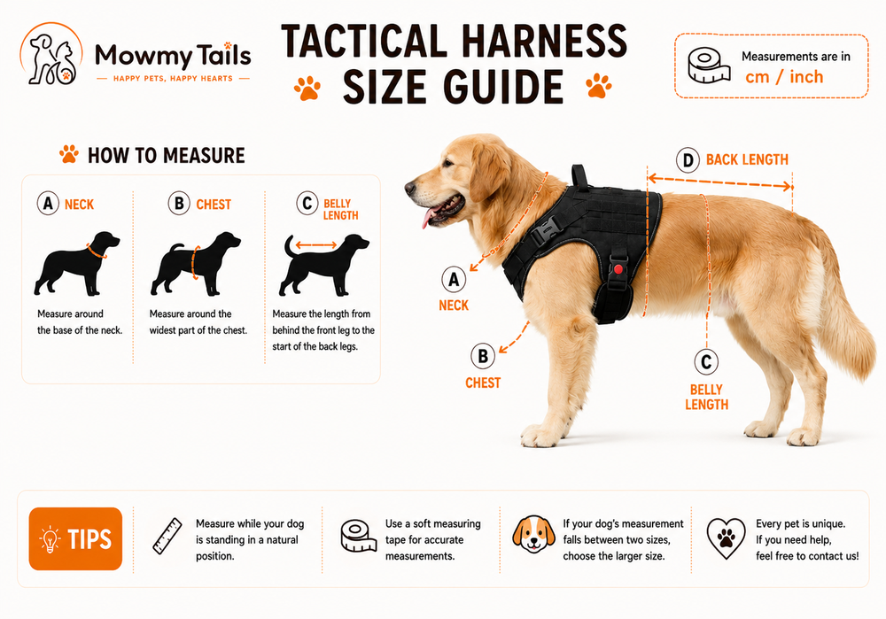 Mowmy Tails Ranger Tactical Harness